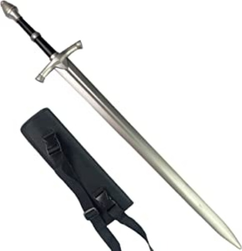 39" Foam Sword with Universal Black Sheath Included Perfect Halloween Costumes, Cosplay, Props, and Collections