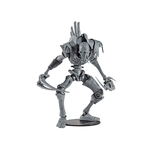 McFarlane Toys, Warhammer 40000 Necron Flayed One Action Figure with 22 Moving Parts, Unpainted Collectible Warhammer Figure with collectors stand base, Customise your figure – Ages 12+ - Necron Flayed One