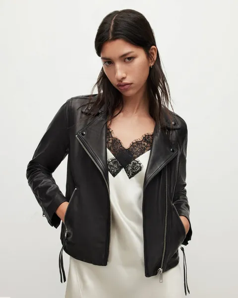 ALL SAINTS - Dalby Leather Biker Jacket