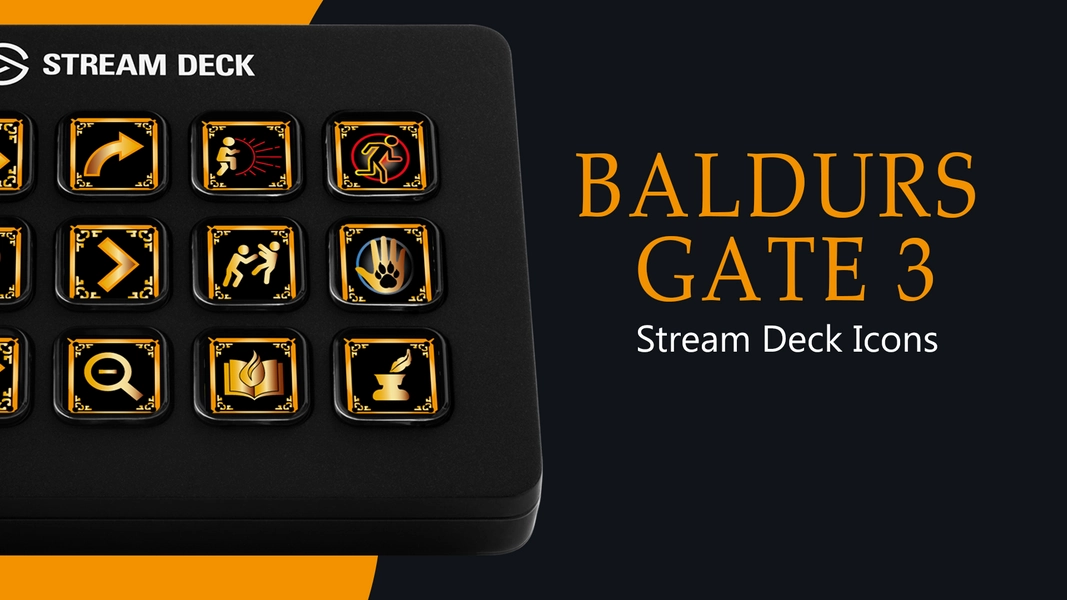 BALDUR'S GATE 3 STREAM DECK ICONS | Icon City: James R 