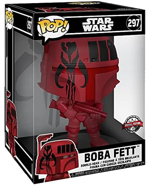 Star Wars Boba Fett (Life Size) Vinyl Figure 297 Unisex Funko Pop! Standard, vinyl, LIMITED EDITION