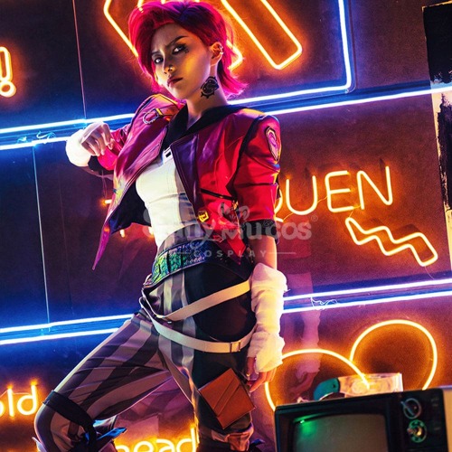 Game League of Legends Cosplay Arcane Vi Cosplay Costume - M