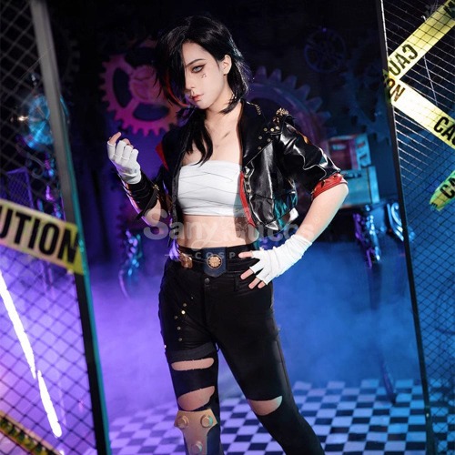 【Pre-Sale】Game League of Legends Arcane 2 Cosplay Vi Cosplay Costume Plus Size - M