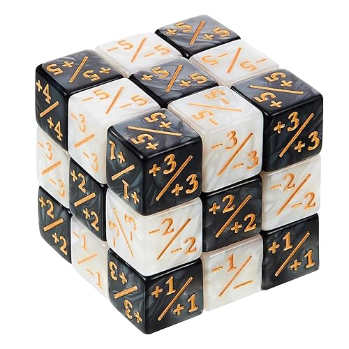 LEOEASIY 24 Piece Magic the Gathering counter dice