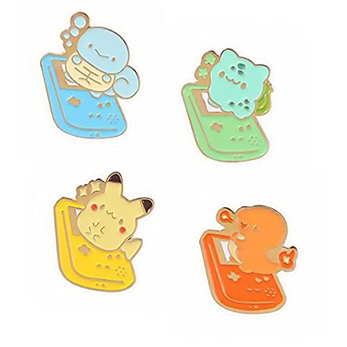 Anime Enamel Pins Set,Funny Brooch Pins for Backpack Jacket Clothes,Cartoon Lapel Badges,Button Aesthetic Pins Bulk - T