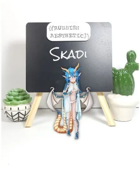 Skadi Dragenfelt Sticker Monster Girl Doctor Dragon UV | Etsy