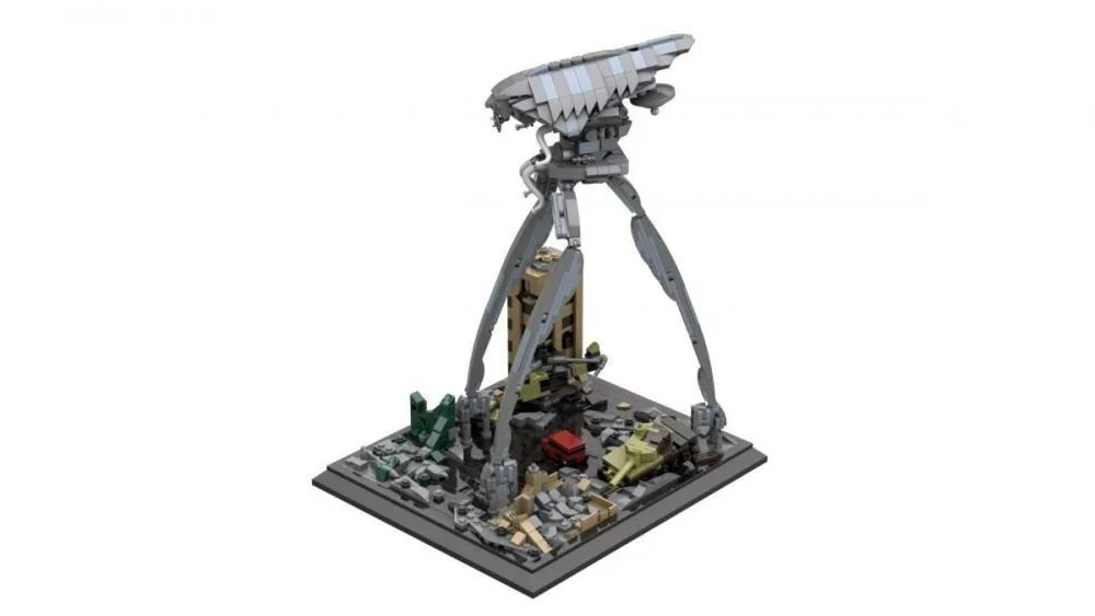 BlueBrixx - Specials - 107311 - Diorama: three legged world destroyer