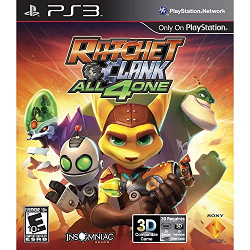 Sony PlayStation 98175 Ratchet & Clank: All 4 One PS3 (Renewed)