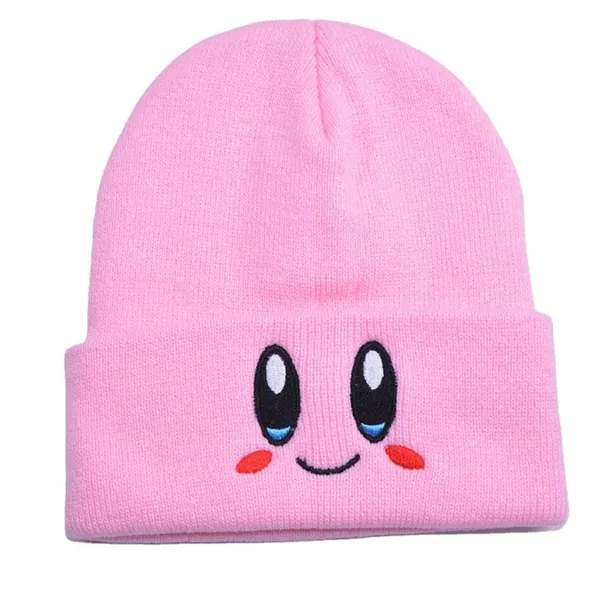 JILANI HANDICRAFT - Kirby Beanie Adult Size Anime Hat Accessory Pink Kawaii, Medium-Large -