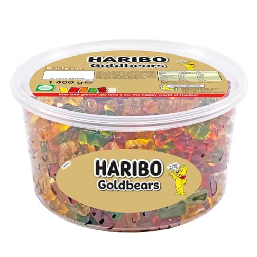 Haribo Gold Bears Giant Party Size Tub 1400g