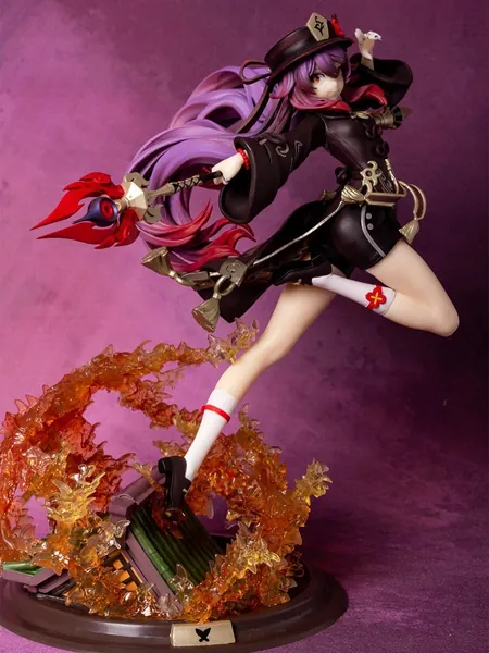 28cm, Genshin Impact HuTao action figure, miHoYo game merchandising figure, video game figure, anime figure, gift!