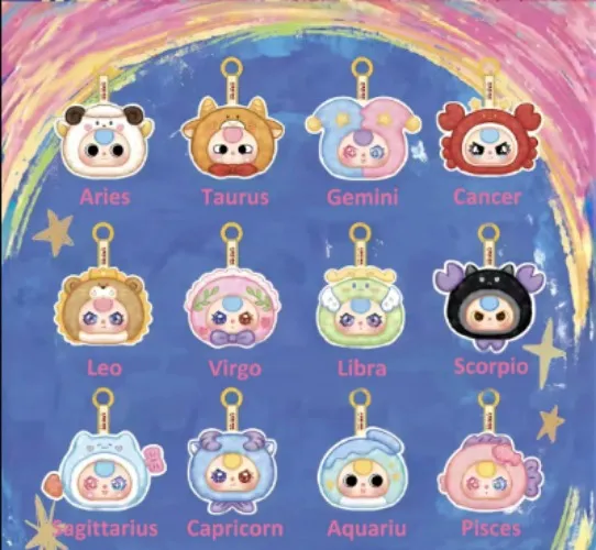 Baby Three 12 Constellation Plush Sereis Blind Box