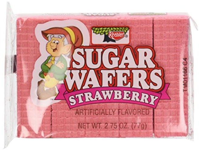 Keebler Sugar Wafers Twelve, Strawberry, 2.75 Ounce (Pack of 12), 33 Ounce - Strawberry - 12ct