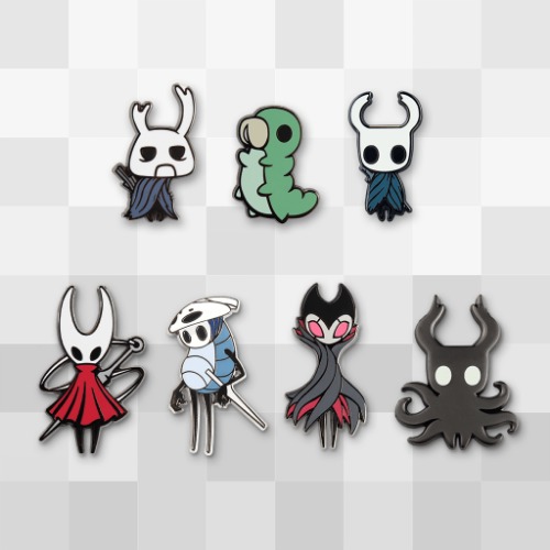 Hollow Knight Enamel Pin Combo - 7 pack
