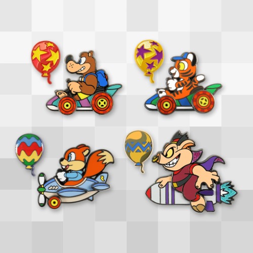 RareRacers Pin Combo - 4 pack