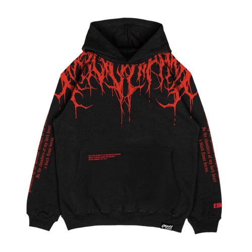 Reign of Blood - Heavy Oversized Hoodie 400GSM - L / Black
