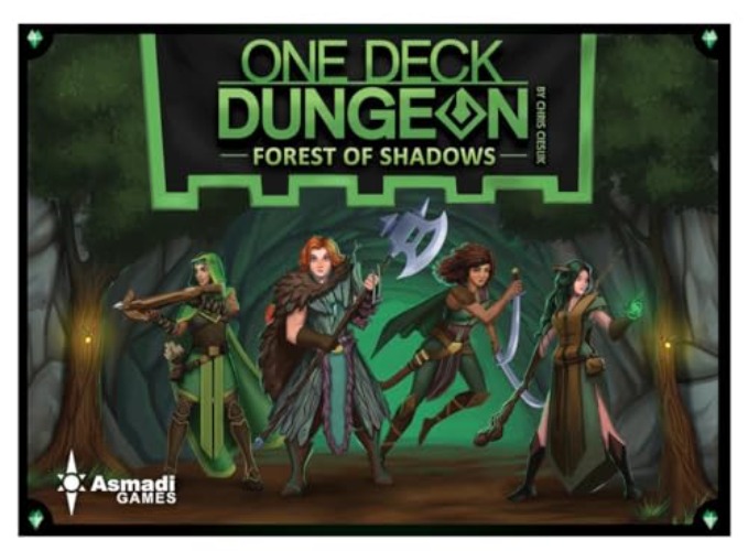 Asmadi Games One Deck Dungeon: Forest of Shadows Board Game(0081) , green - Standard