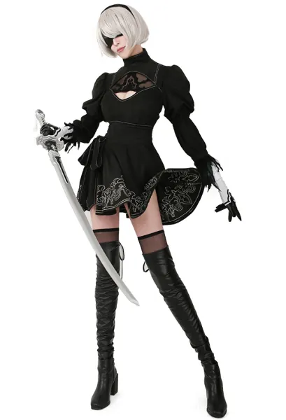 [2B Cosplay] Nier: Automata YoRHa No.2 Type B 2B Cosplay Costume