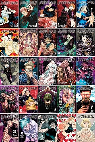 Jujutsu Kaisen Series (Vol 0-24) 25 Books Collection Set By Gege Akutami