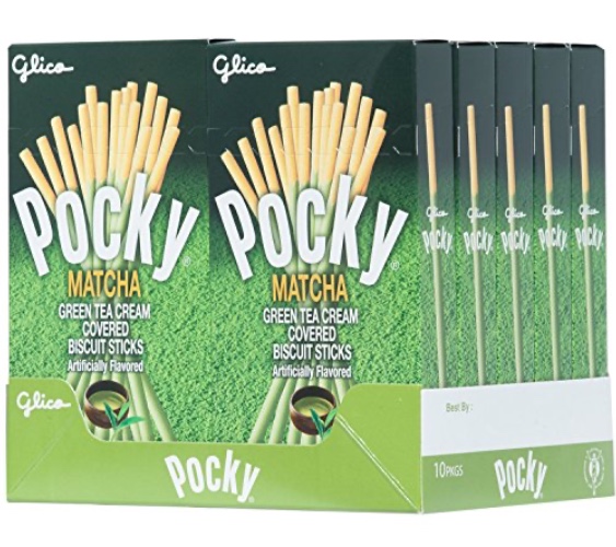 Pocky Biscuit Stick, Matcha Green Tea, 2.47 Ounce (Pack of 10) - Matcha Green Tea - 2.47 Ounce (Pack of 10)