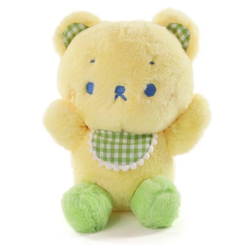 FluffyFriends 8" Yellow Bear Plush Stuffed Animal Toys, Cute Plushies Bear Plush Toy Gifts for Kids Girls and Children Birthday Gift Party Christmas, Assorted Characters (Bear-Yellow) - Bear-yellow