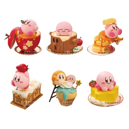 Banpresto - Kirby - Kirby Complete Set (Box of 6), Bandai Spirits Paldolce Collection Figure - Complete Set - Kirby Complete Set (Box of 6)