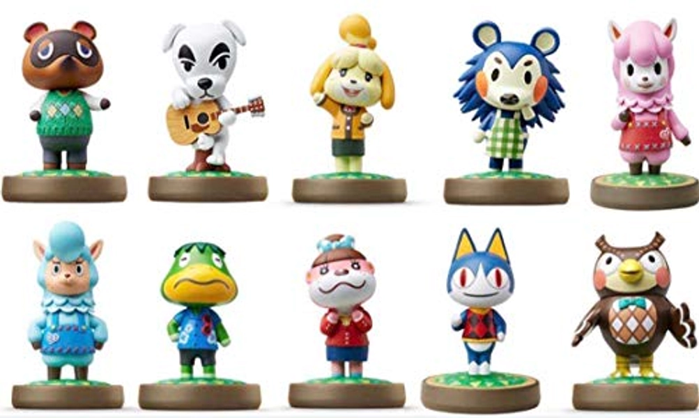 POQUAN 10 Pcs Animal Crossing Action Figures Kids Toys Cake Toppers Collection Playset