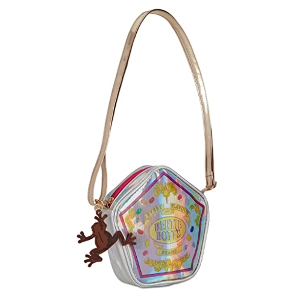 Harry Potter Wizarding World, Hogwarts Honeydukes Crossbody Purse for Girls, Adjustable Strap, Iridescent & Metallic Material