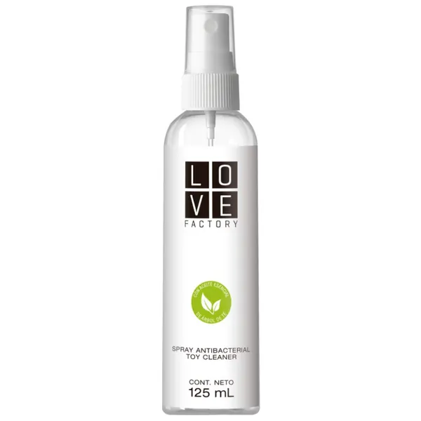 Toy Cleaner Spray Líquido Antibacterial Limpiador de Juguetes Íntimos Love Factory 125 mL