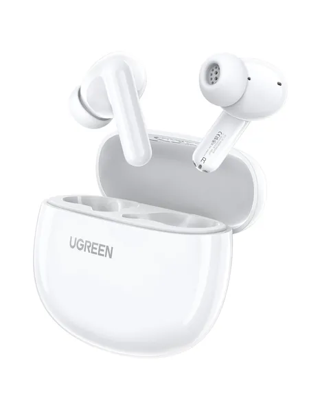 UGREEN Audífonos Inalámbricos Bluetooth 5.4, 12mm Diafragmas con ENC Cancelación de Ruido, Carga Rápida, Admite conexión de Dispositivo Dual Compatibles con iPhone Android y Dispositivos Bluetooth