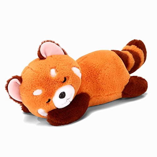 Red Panda Stuffed Animal Pillow Cute Red Panda Plush Toy Panda Plushie Gift for Girlfriend Kids Birthday 13.7" Red Panda Pillow - Panda Pillow - Small