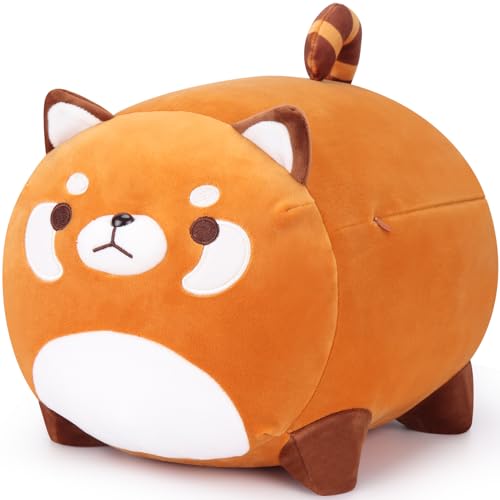 Red Panda Stuffed Animal, 15.8"Red Panda Plush Toys, Cute Bear Plushie Toy Stuffed, Red Panda Plush Pillow Plushies Gifts, Hugging Pillow Room Decoration Kawaii Doll Birthday Gifts for Kids Girls Boys - Red Panda