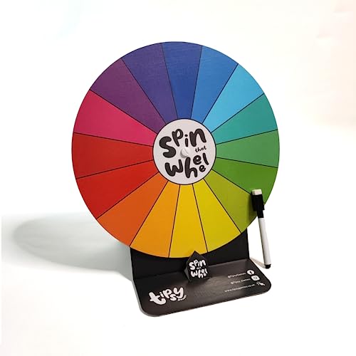 Tipsy Games Dry-Wipe Rainbow Spinning Wheel Game!