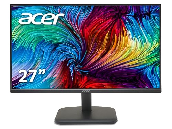 Acer EK271Hbif 27-inch Monitor - VA Panel, 1920 x 1080, 5ms, 100Hz, FreeSync, HDMI, VGA - 27-inch