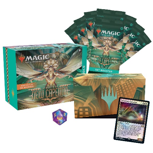 Magic The Gathering Streets of New Capenna Bundle | 8 Set Boosters + Accessories, C95150000