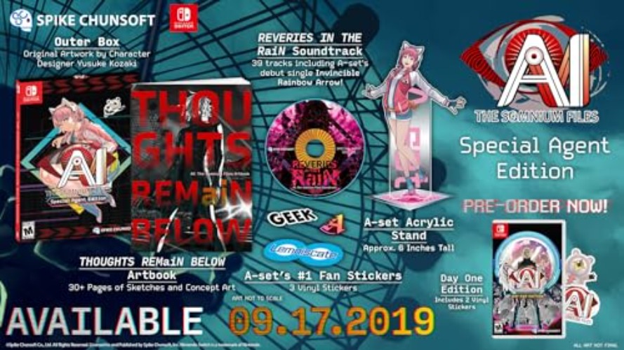 AI: The Somnium Files Limited Edition - Nintendo Switch - Nintendo Switch - Limited
