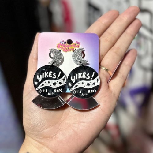 Yikes! Crystal Ball Acrylic Earring | Earrings