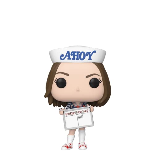 POP Stranger Things - Robin Buckley Scoops Ahoy Outfit Funko Pop! Vinyl Figure (Bundled with Compatible Pop Box Protector Case), Multicolored, 3.75 inches