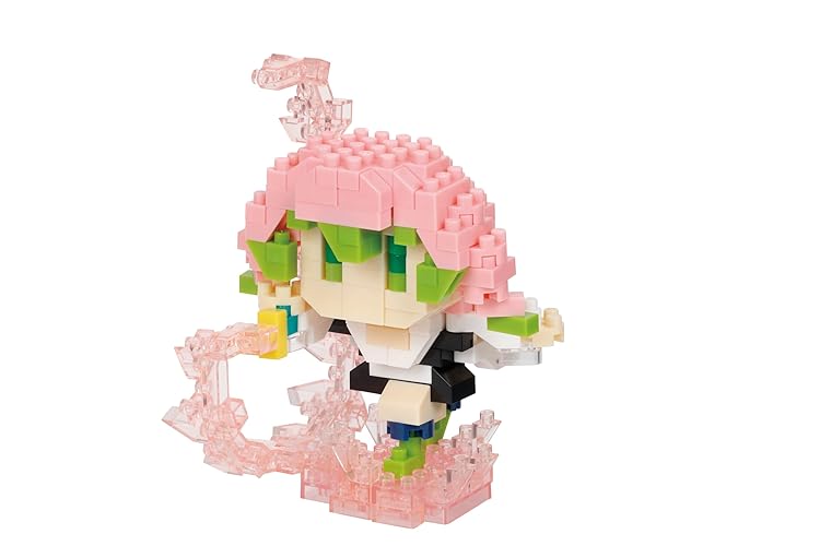 nanoblock - Demon Slayer: Kimetsu no Yaiba - Mitsuri Kanroji (Love Breathing), Character Collection Series Building Kit - Mitsuri Kanroji (Love Breathing)