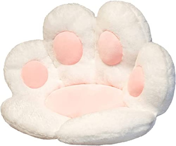 YYIJ Cute Seat Cushion Lazy Back Cozy Cat Paw Shaped Sofa Office Chair Cushion - 70*60*10cm - White - 1