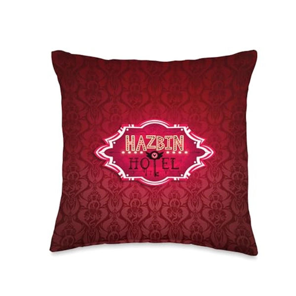 Hazbin Hotel - Logo Pillow Throw Pillow - 16x16
