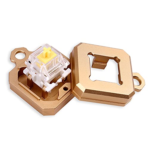 Gold Metal Switch Opener Mechanical Keyboard Keycaps Lubricate Aluminum for Cherry Gateron Holy Panda and Kailh switches with Metal Magnet