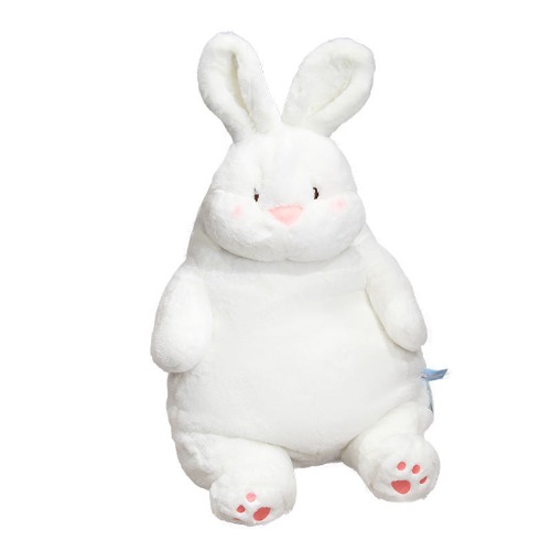 Soft White Rabbit Plush Toy - White / 45CM