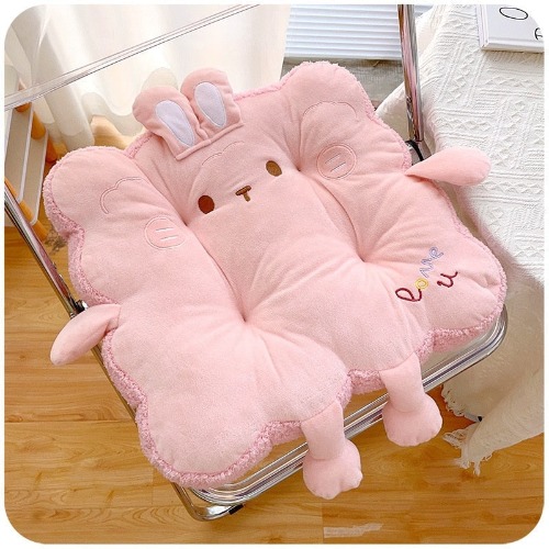 Kawaii Toast Pillow - Pink Bunny Toast