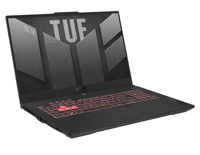 ASUS TUF Gaming A17 (2023) Gaming Laptop, 17.3” FHD 144Hz Display, GeForce RTX 4050, AMD Ryzen 9 7940HS, 16GB DDR5, 1TB PCIe 4.0 SSD, Wi-Fi 6, Windows 11, FA707XU-EH94 - 2023 Model