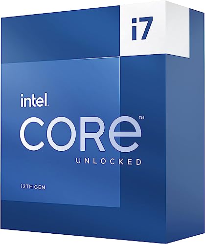 Intel Core i7-13700K Gaming Desktop Processor 16 cores (8 P-cores + 8 E-cores) with Integrated Graphics - Unlocked - Intel Core i7-13700K