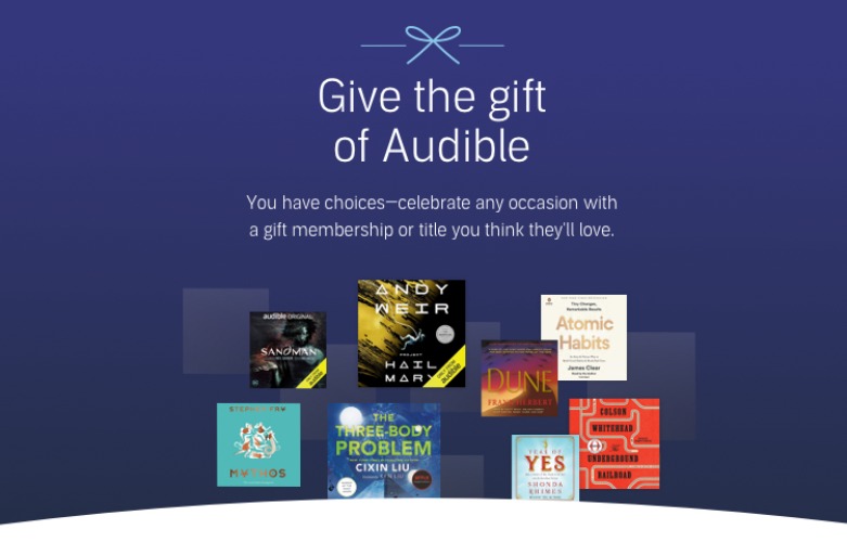 Gift Center | Audible.com