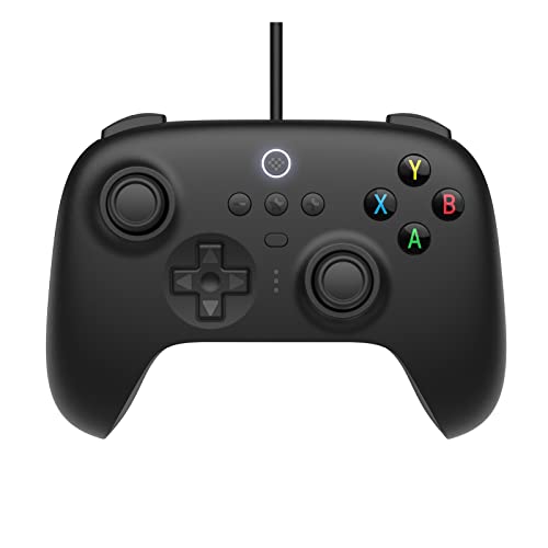 8BitDo Ultimate Wired Controller, USB Wired Controller for PC Windows 10, Android, Steam Deck, Raspberry Pi and Switch (Black) - Black