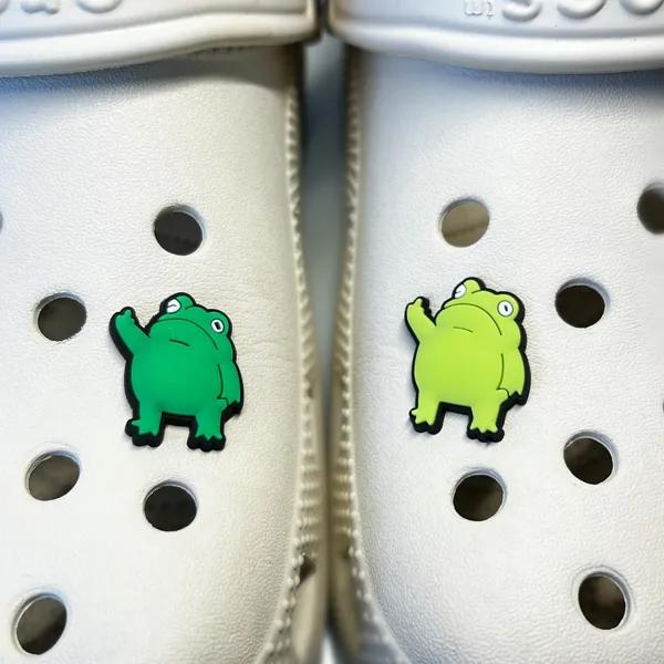 Swearing frog croc charm | funny croc charm | cute croc charm