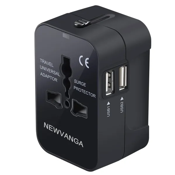 Travel Adapter, Universal All in One Worldwide Converted | Suggested by ExcessivelySalty